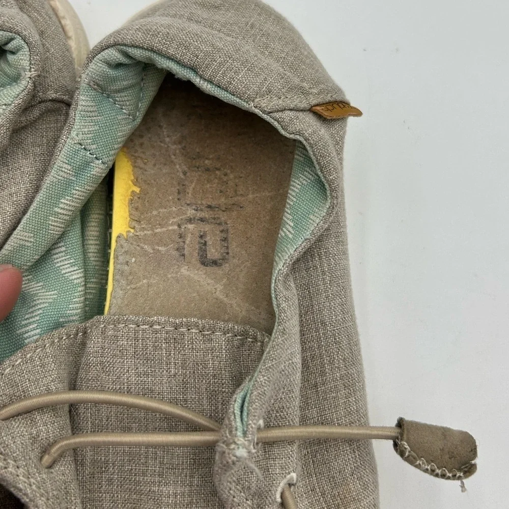 Hey Dude Wendy Canvas Shoes Chambray Beige